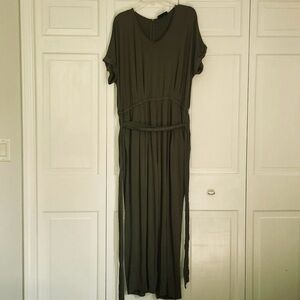Lane Bryant Olive Green Jumpsuit